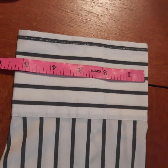 NEW With Tag ! A New Day Stripe Shirt Brown/White Size 3XL - Picture 10 of 10